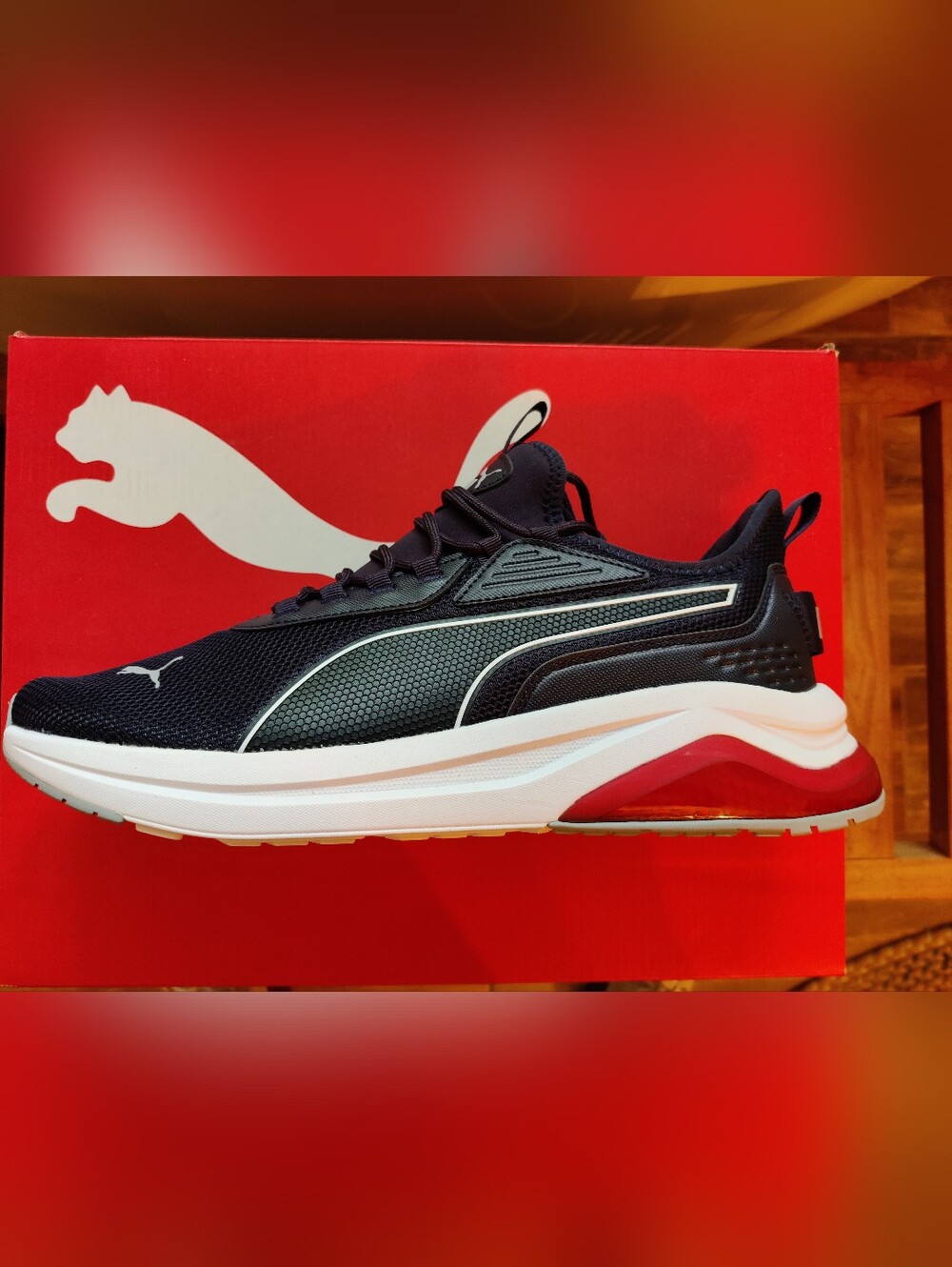 Puma Men’s Amplifier Running Shoes. New Size 12